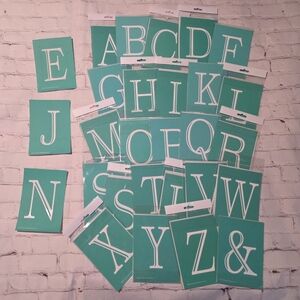 Chalk Couture A Sized Transfers - Monogram Bundle